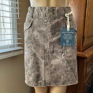 Democracy Skirt Double-Button Utility Skirt Ab Solution New with Tags Size 12